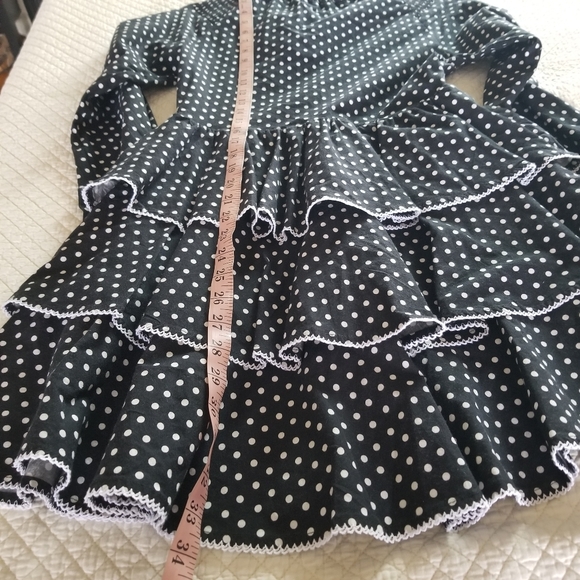 Lalibela | Ruffle Poplin Polka Dot Mini Dress - Picture 11 of 12